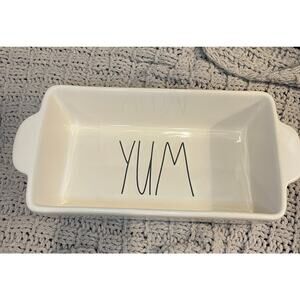 Rae Dunn YUM Ceramic Bread Loaf Dish